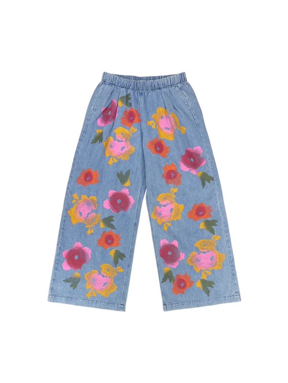 Jungmaven Floral Denim Disco Pants